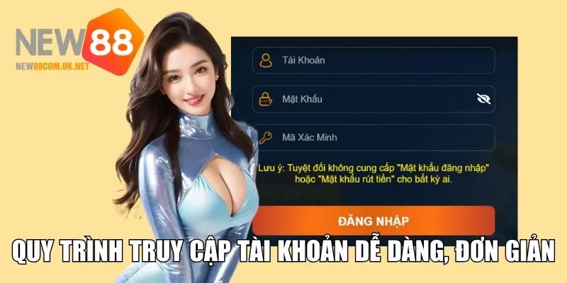 Các bước truy cập tài khoản dễ dàng, đơn giản