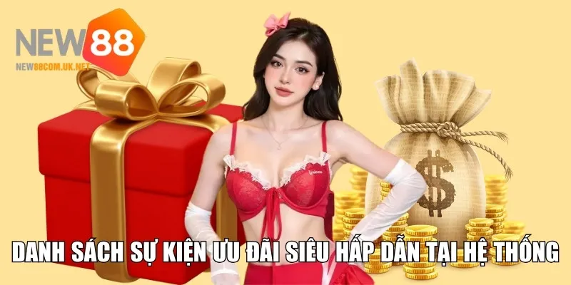 Danh sách sự kiện ưu đãi siêu hấp dẫn tại hệ thống