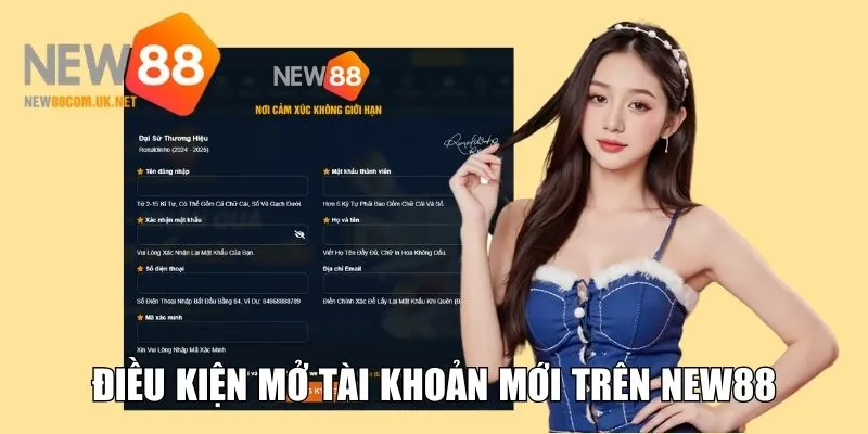 Điều kiện mở tài khoản mới trên hệ thống cơ bản