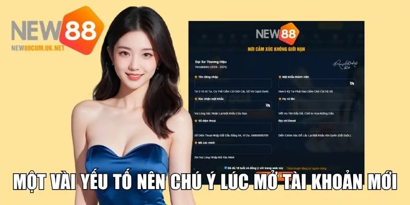 Một vài yếu tố chú ý cần biết lúc mở tài khoản mới