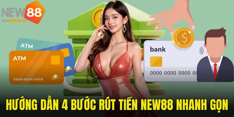 Người mới rút tiền New88 phải tiến hành liên kết ngân hàng